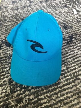 O'Neill Bright Teal Kids Baseball Cap with Black Wave Logo